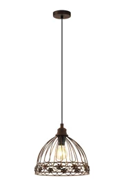   
                        
                        Люстра EGLO (Австрія) 25981    
                         у стилі Флористика.  
                        Тип джерела світла: світлодіодна лампа, змінна.                         Форма: Коло.                         Кольори плафонів і підвісок: Мідь.                         Матеріал: Сталь.                          фото 1