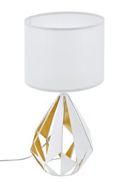  
                        Настільна лампа EGLO (Австрія) 25997    
                         у стилі модерн.  
                        Тип джерела світла: cвітлодіодні led, енергозберігаючі, розжарювання.                                                 Кольори плафонів і підвісок: білий.                         Матеріал: тканина.                          фото 1