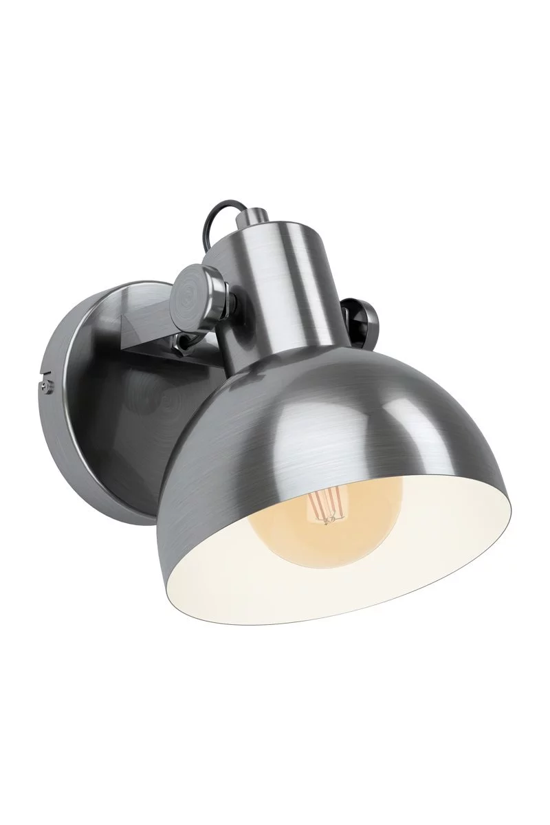   
                        Бра EGLO (Австрія) 26030    
                         у стилі Лофт.  
                        Тип джерела світла: світлодіодна лампа, змінна.                                                 Кольори плафонів і підвісок: Сірий, Бежевий.                         Матеріал: Сталь.                          фото 1