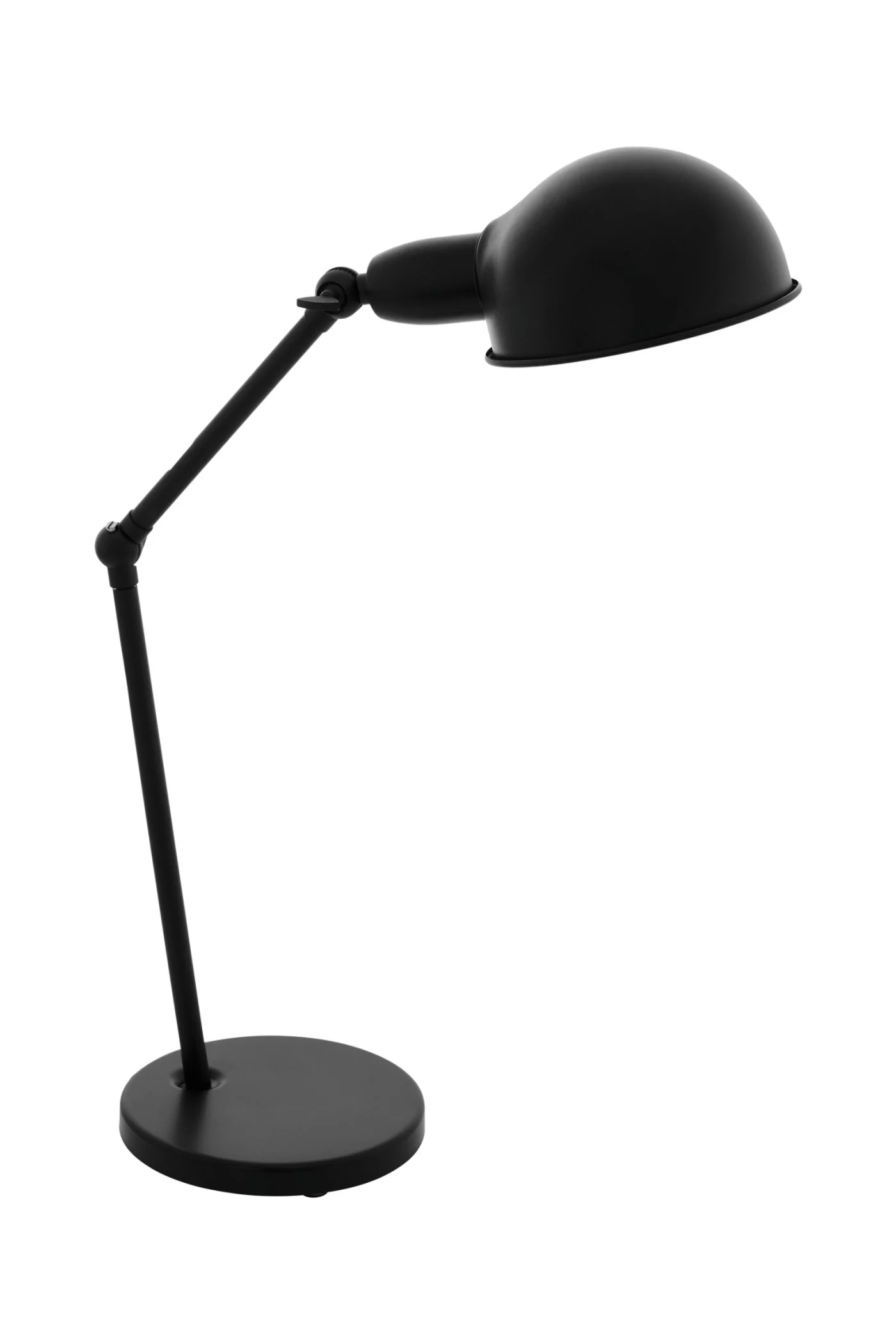   
                        Настільна лампа EGLO (Австрія) 26090    
                         у стилі Лофт.  
                        Тип джерела світла: світлодіодна лампа, змінна.                                                 Кольори плафонів і підвісок: Чорний.                         Матеріал: Сталь.                          фото 1