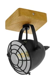  
                        
                        Точковий світильник EGLO (Австрія) 26094    
                         у стилі Лофт.  
                        Тип джерела світла: світлодіодна лампа, змінна.                         Форма: Коло.                         Кольори плафонів і підвісок: Чорний.                         Матеріал: Сталь.                          фото 1