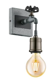   
                        
                        Бра EGLO (Австрія) 26102    
                         у стилі Лофт.  
                        Тип джерела світла: світлодіодна лампа, змінна.                                                 Кольори плафонів і підвісок: Бронза.                         Матеріал: Сталь.                          фото 1