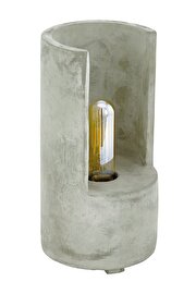   
                        Настільна лампа EGLO (Австрія) 26109    
                         у стилі модерн.  
                        Тип джерела світла: cвітлодіодні led, енергозберігаючі, розжарювання.                                                 Кольори плафонів і підвісок: сірий.                         Матеріал: бетон.                          фото 1