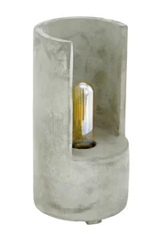   
                        
                        Настольная лампа EGLO (Австрия) 26109    
                         в стиле Модерн.  
                        Тип источника света: светодиодная лампа, сменная.                                                 Цвета плафонов и подвесок: Серый.                         Материал: Бетон.                          фото 1