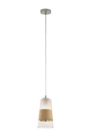   
                        Люстра EGLO (Австрія) 26119    
                         у стилі Скандинавський.  
                        Тип джерела світла: світлодіодна лампа, змінна.                         Форма: Коло.                         Кольори плафонів і підвісок: Білий, Бежевий.                         Матеріал: Скло, Дерево.                          фото 1