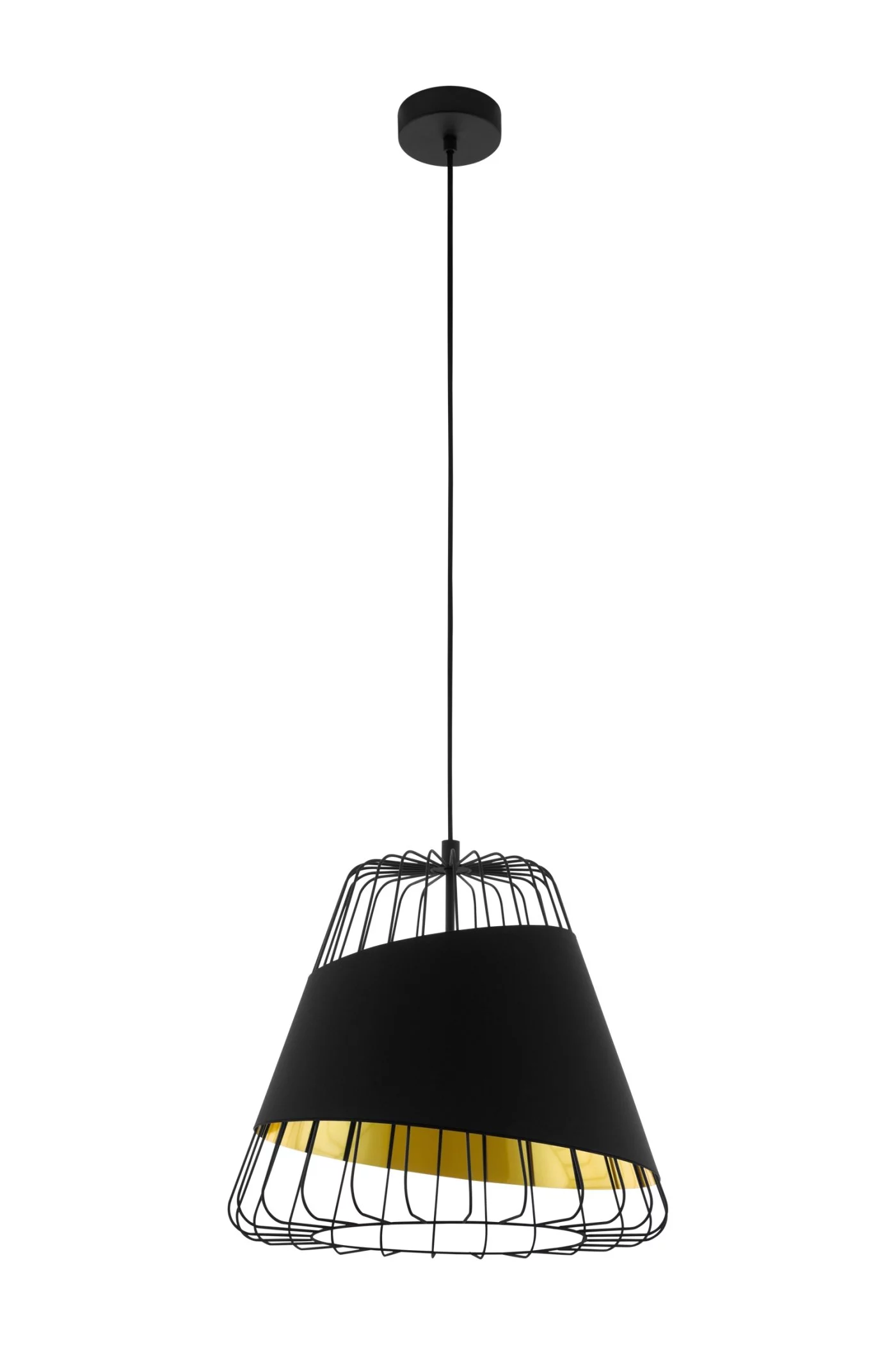   
                        
                        Люстра EGLO (Австрія) 26133    
                         у стилі Лофт.  
                        Тип джерела світла: світлодіодна лампа, змінна.                         Форма: Коло.                         Кольори плафонів і підвісок: Чорний.                         Матеріал: Сталь, Тканина.                          фото 1