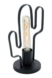   
                        Настільна лампа EGLO (Австрія) 26190    
                         у стилі лофт.  
                        Тип джерела світла: cвітлодіодні led, енергозберігаючі, розжарювання.                                                 Кольори плафонів і підвісок: чорний.                         Матеріал: сталь.                          фото 1