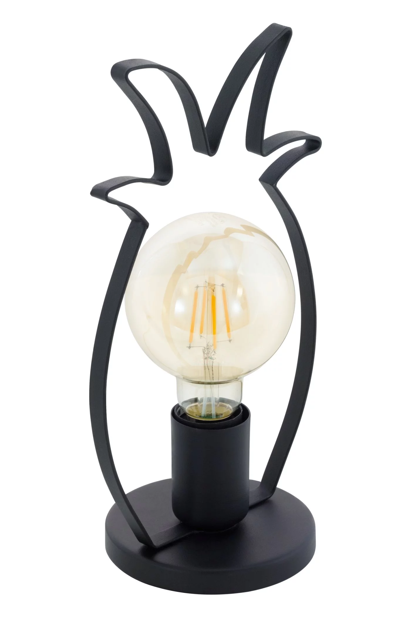   
                        Настільна лампа EGLO (Австрія) 26191    
                         у стилі Лофт.  
                        Тип джерела світла: світлодіодна лампа, змінна.                                                 Кольори плафонів і підвісок: Чорний.                         Матеріал: Сталь.                          фото 1