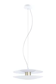   
                        
                        Люстра EGLO (Австрія) 26195    
                         у стилі Скандинавський.  
                        Тип джерела світла: світлодіодна лампа, змінна.                         Форма: Коло.                         Кольори плафонів і підвісок: Білий.                         Матеріал: Пластик.                          фото 1