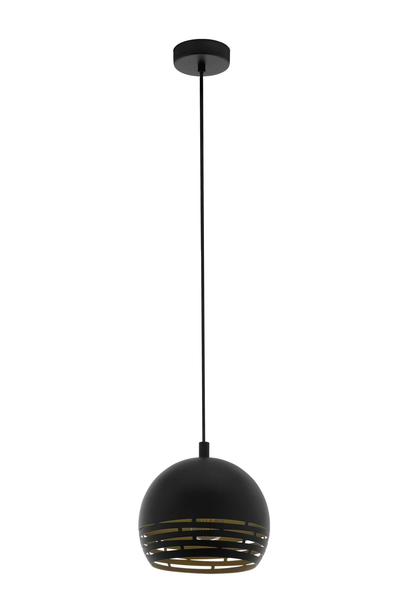  
                        Люстра EGLO (Австрія) 26216    
                         у стилі лофт.  
                        Тип джерела світла: cвітлодіодні led, енергозберігаючі, розжарювання.                         Форма: куля.                         Кольори плафонів і підвісок: чорний, золото.                         Матеріал: сталь.                          фото 1