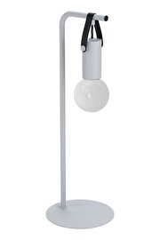   
                        Настільна лампа EGLO (Австрія) 26274    
                         у стилі скандинавський.  
                        Тип джерела світла: cвітлодіодні led, енергозберігаючі, розжарювання.                                                 Кольори плафонів і підвісок: сірий.                         Матеріал: сталь.                          фото 1