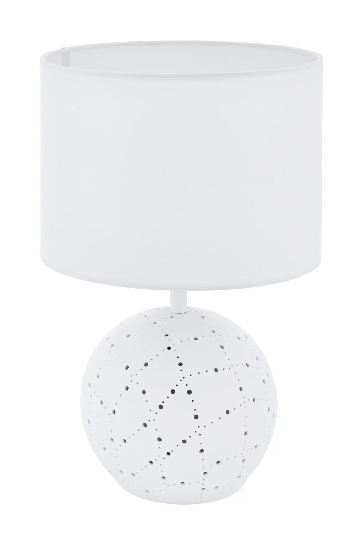   
                        Настільна лампа EGLO (Австрія) 26326    
                         у стилі модерн.  
                        Тип джерела світла: cвітлодіодні led, енергозберігаючі, розжарювання.                                                 Кольори плафонів і підвісок: білий.                         Матеріал: тканина.                          фото 1