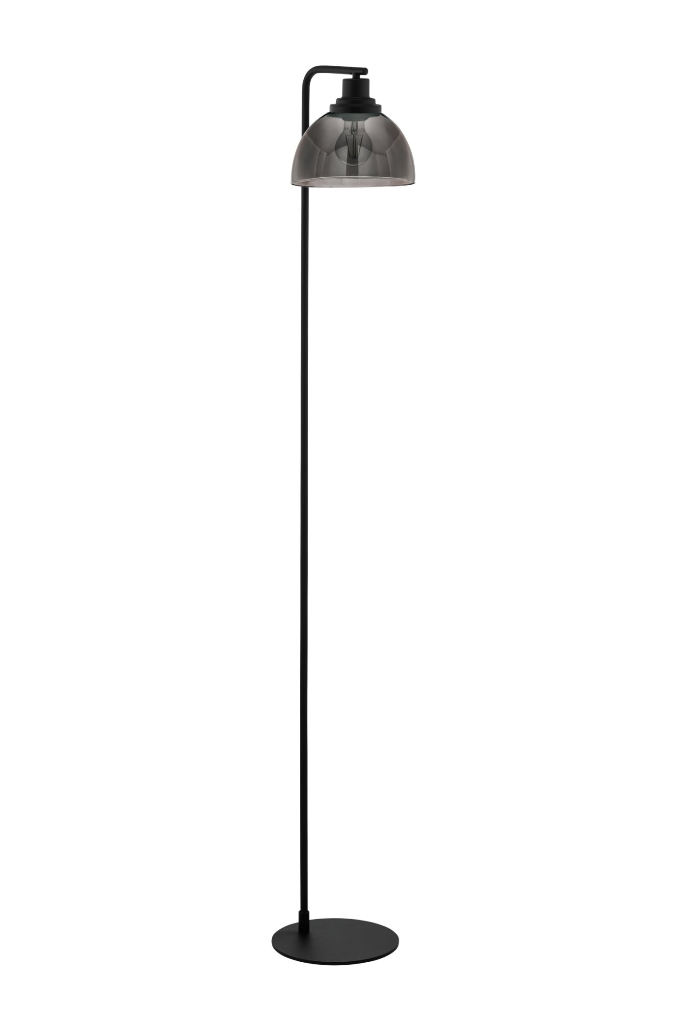   
                        Торшер EGLO (Австрія) 26331    
                         у стилі модерн.  
                        Тип джерела світла: cвітлодіодні led, енергозберігаючі, розжарювання.                                                 Кольори плафонів і підвісок: прозорий, чорний.                         Матеріал: скло.                          фото 1