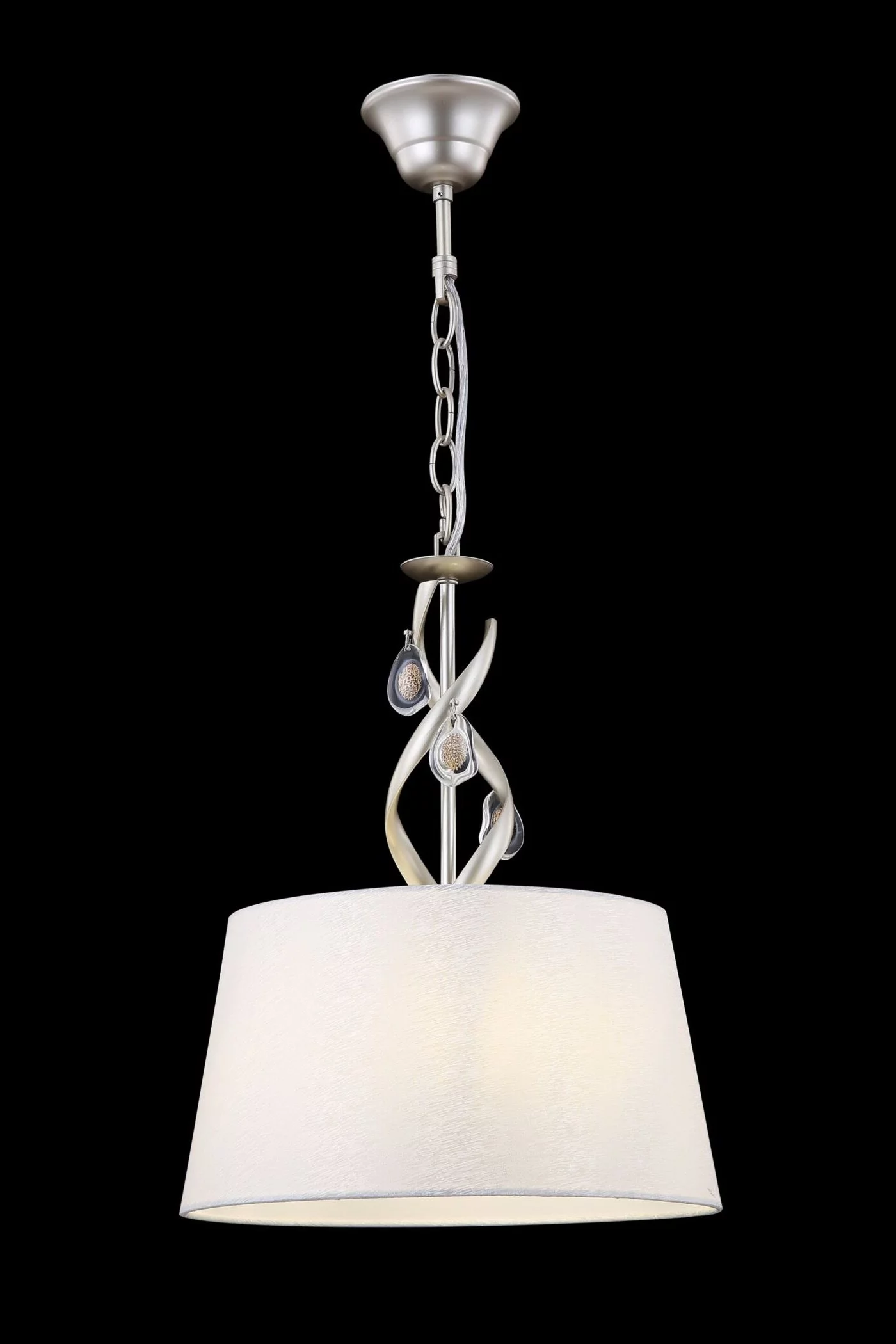   
                        
                        Люстра FREYA (Німеччина) 26463    
                         у стилі Класика.  
                        Тип джерела світла: світлодіодна лампа, змінна.                         Форма: Коло.                         Кольори плафонів і підвісок: Бежевий.                         Матеріал: Тканина.                          фото 2
