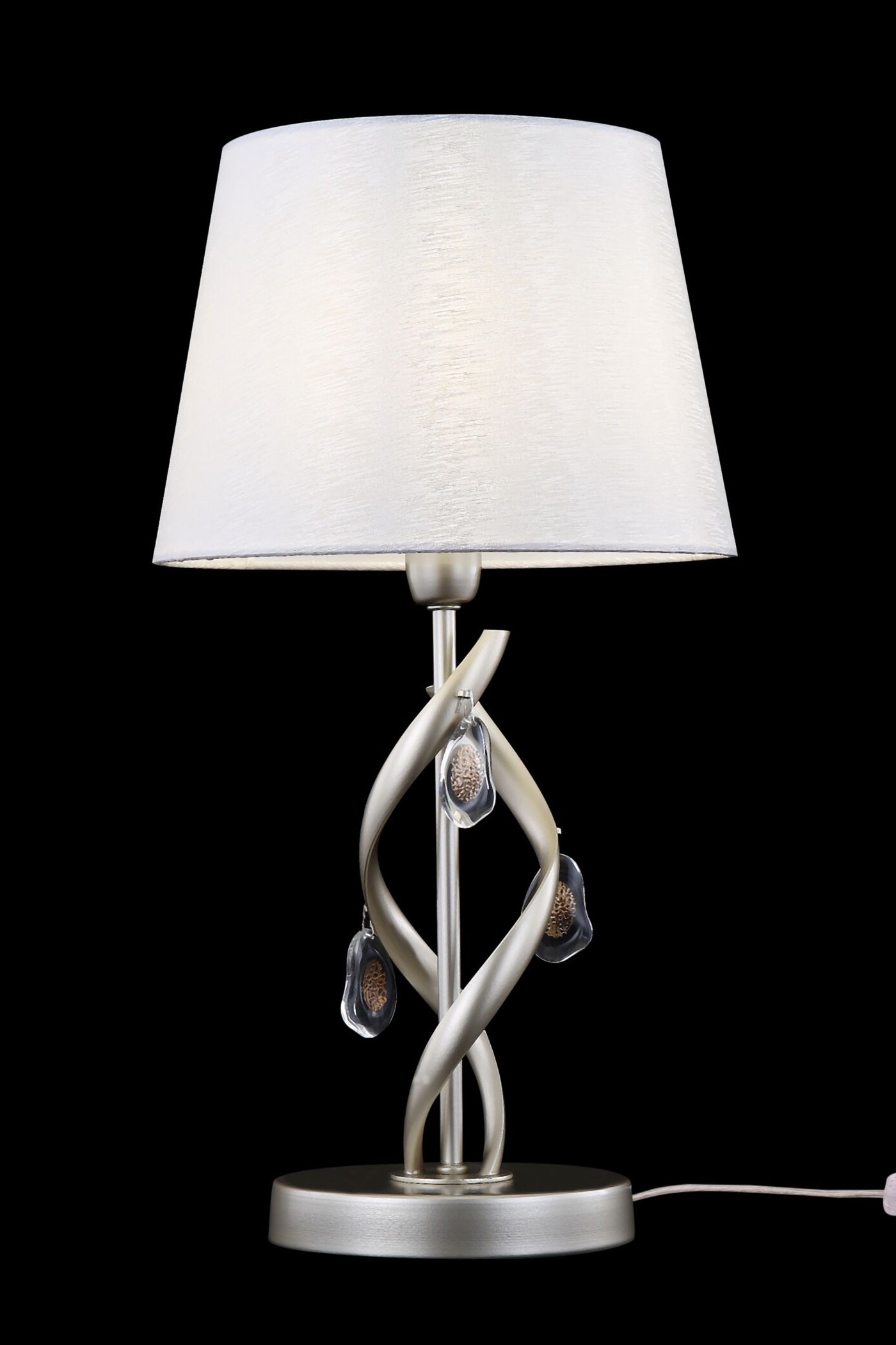   
                        Настільна лампа FREYA (Німеччина) 26466    
                         у стилі класика.  
                        Тип джерела світла: cвітлодіодні led, енергозберігаючі, розжарювання.                                                 Кольори плафонів і підвісок: бежевий.                         Матеріал: тканина.                          фото 2