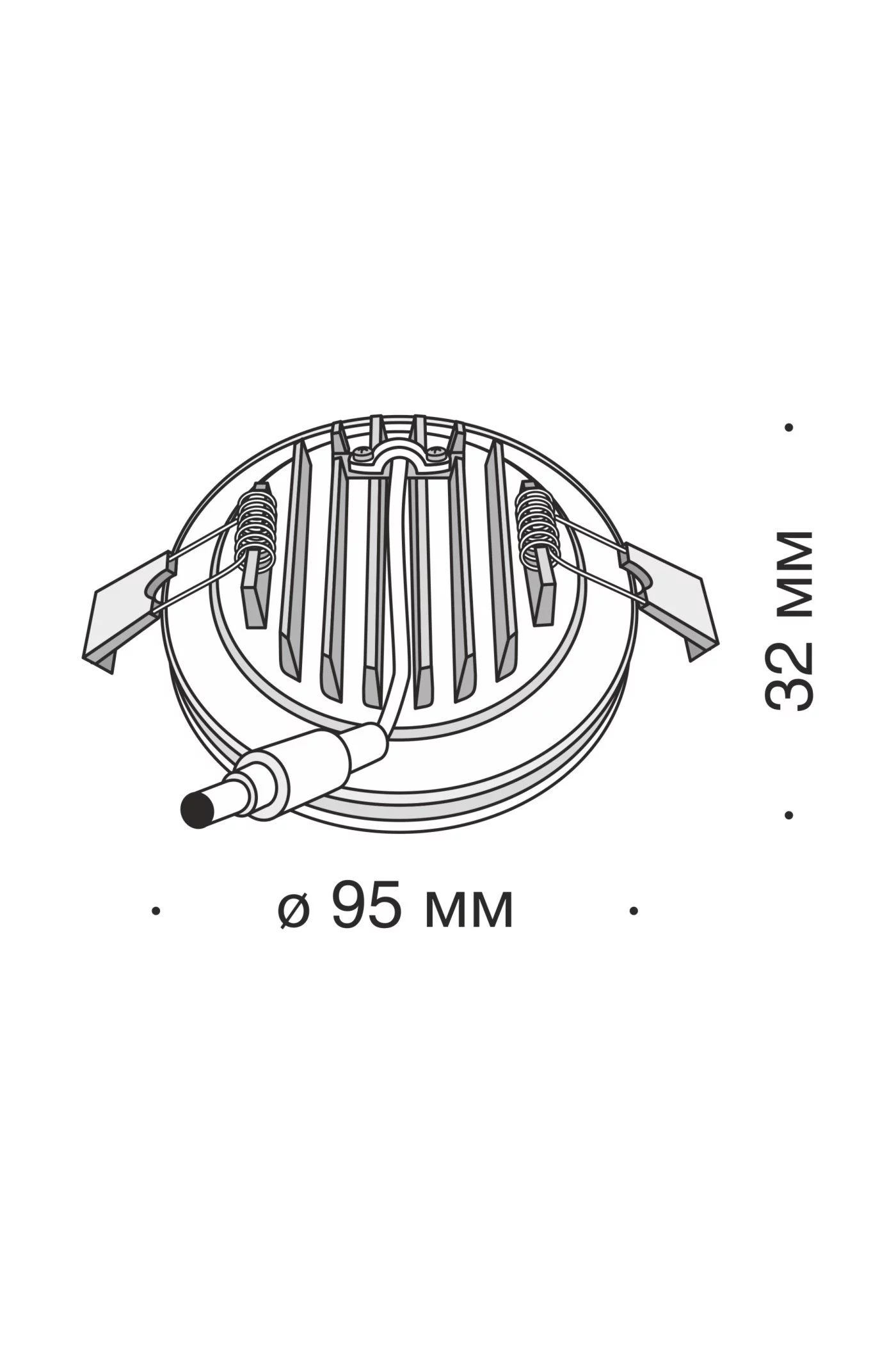   
                        
                        Точковий світильник MAYTONI (Німеччина) 26474    
                         у стилі Модерн.  
                        Тип джерела світла: вбудований led-модуль, незмінний.                         Форма: Коло.                         Кольори плафонів і підвісок: Білий.                         Матеріал: Акрил.                          фото 4