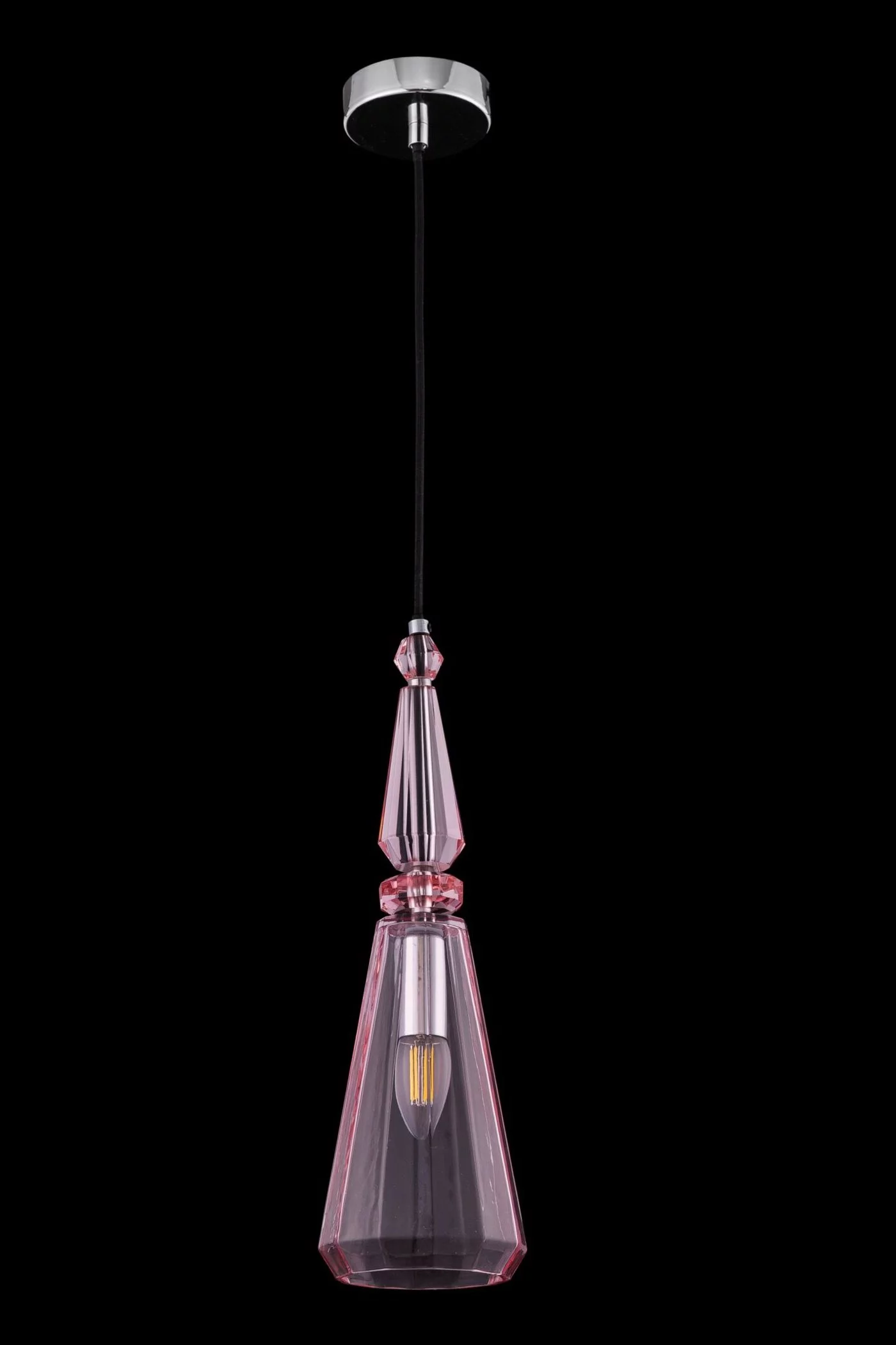   
                        Люстра MAYTONI  (Германия) 26500    
                         в стиле Модерн.  
                        Тип источника света: светодиодная лампа, сменная.                         Форма: Круг.                         Цвета плафонов и подвесок: Розовый.                         Материал: Стекло.                          фото 3