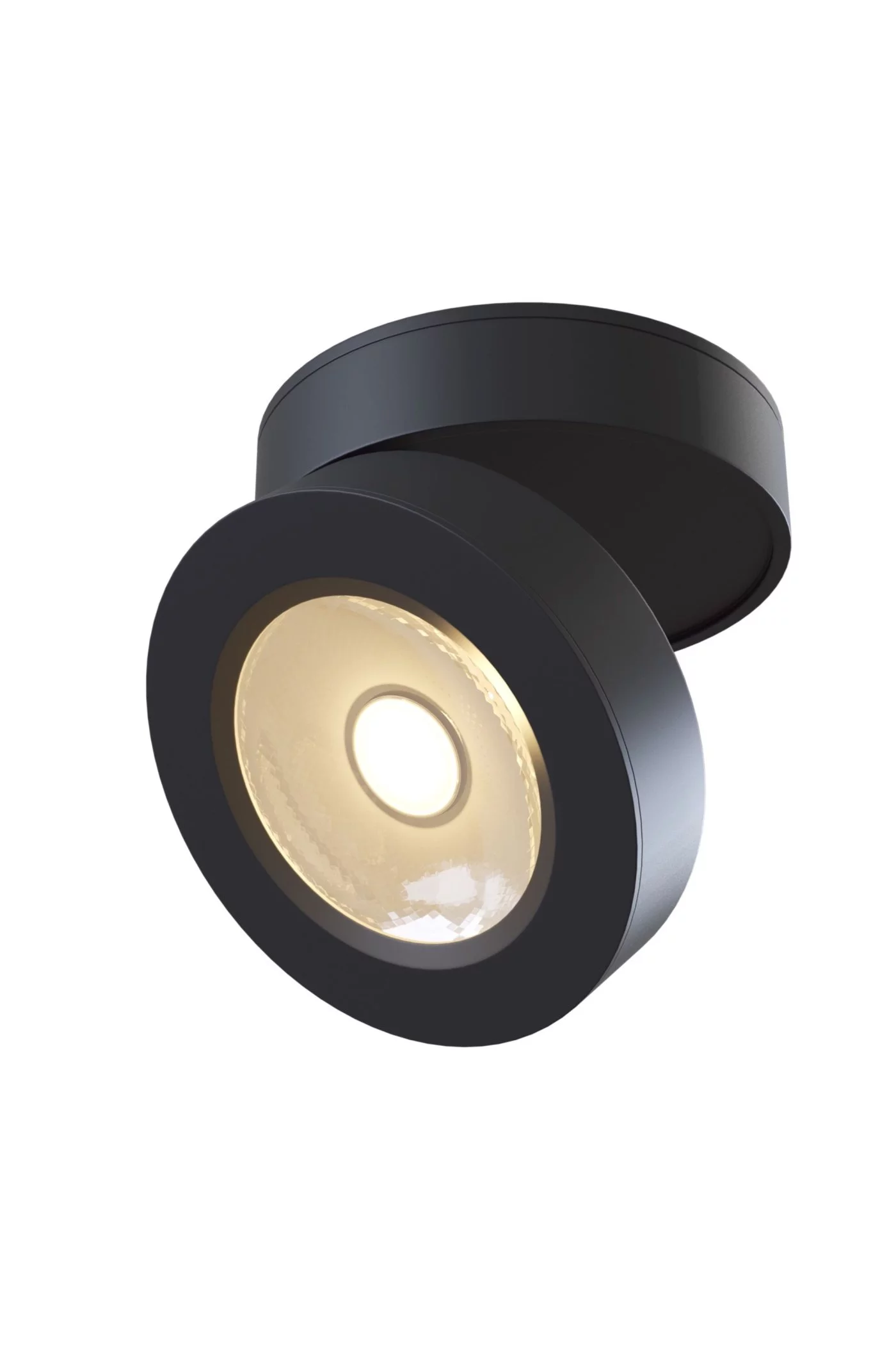   
                        Точковий світильник MAYTONI (Німеччина) 26518    
                         у стилі лофт.  
                        Тип джерела світла: вбудовані світлодіоди led.                         Форма: коло.                         Кольори плафонів і підвісок: чорний.                         Матеріал: алюміній.                          фото 1
