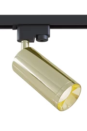   
                        Трековий світильник MAYTONI (Німеччина) 26547    
                         у стилі модерн.  
                        Тип джерела світла: cвітлодіодні led, галогенні.                         Форма: коло.                         Кольори плафонів і підвісок: золото.                         Матеріал: метал.                          фото 1