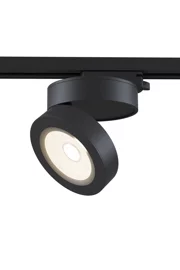   
                        Трековий світильник MAYTONI (Німеччина) 26550    
                         у стилі лофт.  
                        Тип джерела світла: вбудовані світлодіоди led.                         Форма: коло.                         Кольори плафонів і підвісок: чорний.                         Матеріал: алюміній.                          фото 1