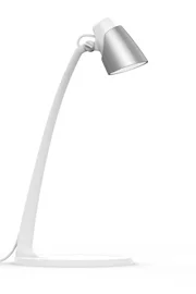   
                        Настільна лампа KANLUX (Польща) 26624    
                         у стилі модерн.  
                        Тип джерела світла: вбудовані світлодіоди led.                                                 Кольори плафонів і підвісок: білий, срібло.                         Матеріал: пластик.                          фото 1