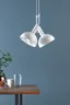   
                        
                        Люстра NB LIGHT (Україна) 27028    
                         У стилі Скандинавський.  
                        Тип джерела світла: світлодіодна лампа, змінна.                         Форма: Коло.                         Кольори плафонів і підвісок: Білий.                         Матеріал: Метал.                          фото 3