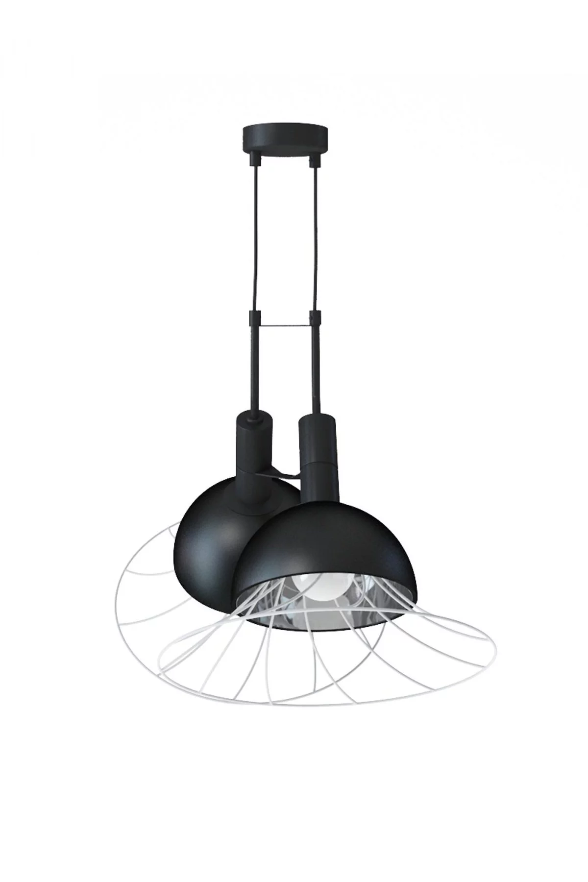  
                        
                        Люстра NB LIGHT (Україна) 27034    
                         У стилі Лофт.  
                        Тип джерела світла: світлодіодна лампа, змінна.                         Форма: Коло.                         Кольори плафонів і підвісок: Білий.                         Матеріал: Метал.                          фото 2