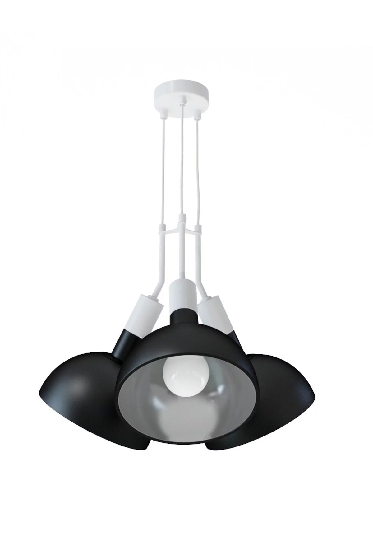   
                        
                        Люстра NB LIGHT (Україна) 27038    
                         У стилі Скандинавський.  
                        Тип джерела світла: світлодіодна лампа, змінна.                         Форма: Коло.                         Кольори плафонів і підвісок: Чорний.                         Матеріал: Метал.                          фото 1