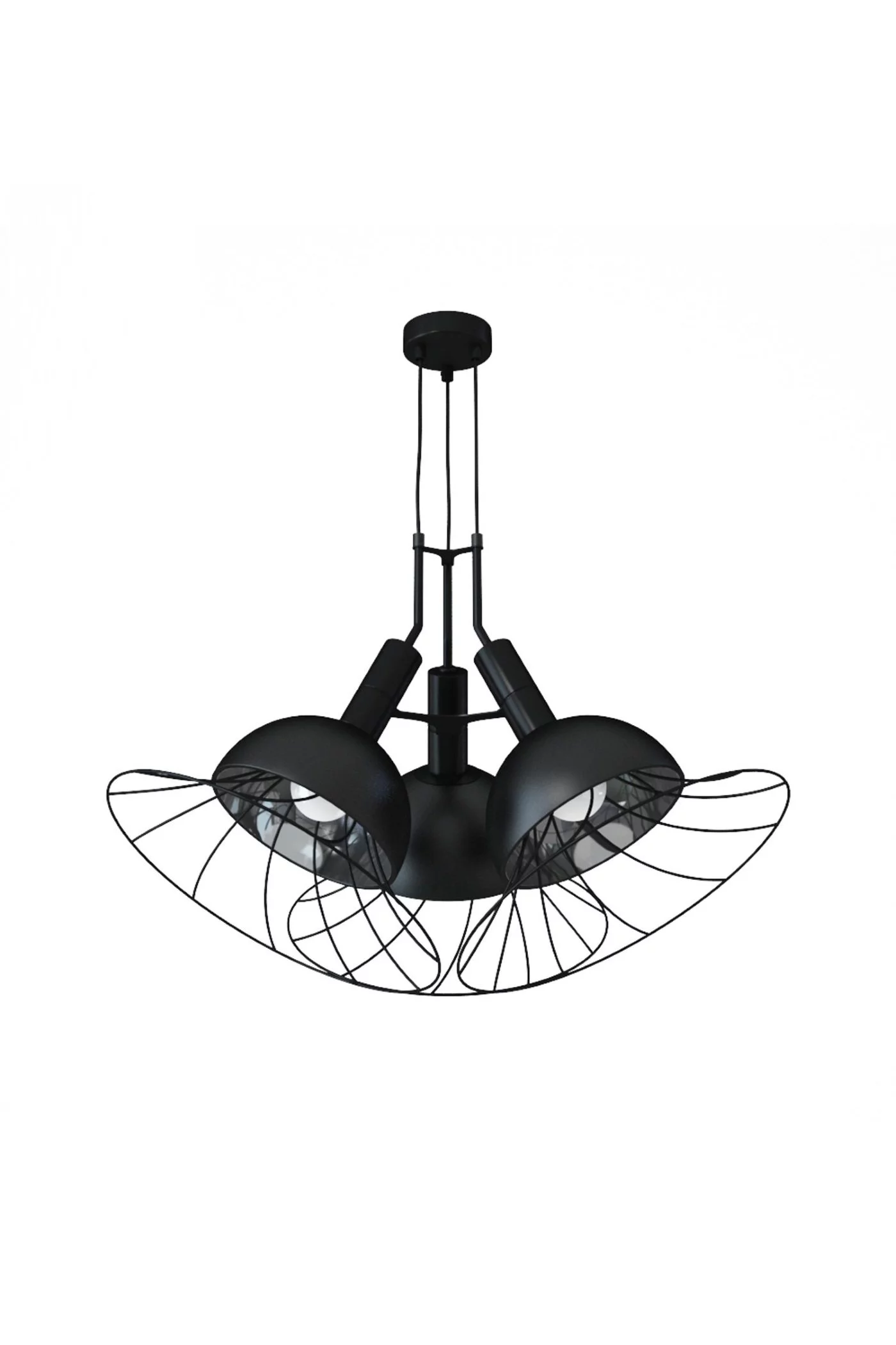   
                        
                        Люстра NB LIGHT (Україна) 27039    
                         У стилі Лофт.  
                        Тип джерела світла: світлодіодна лампа, змінна.                         Форма: Коло.                         Кольори плафонів і підвісок: Чорний.                         Матеріал: Метал.                          фото 2