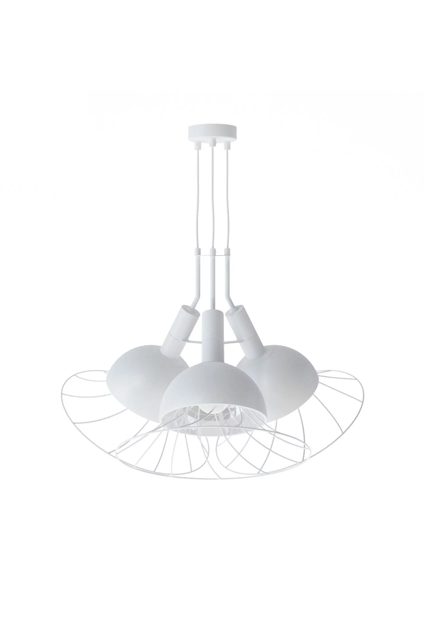   
                        
                        Люстра NB LIGHT (Україна) 27040    
                         У стилі Скандинавський.  
                        Тип джерела світла: світлодіодна лампа, змінна.                         Форма: Коло.                         Кольори плафонів і підвісок: Білий.                         Матеріал: Метал.                          фото 1