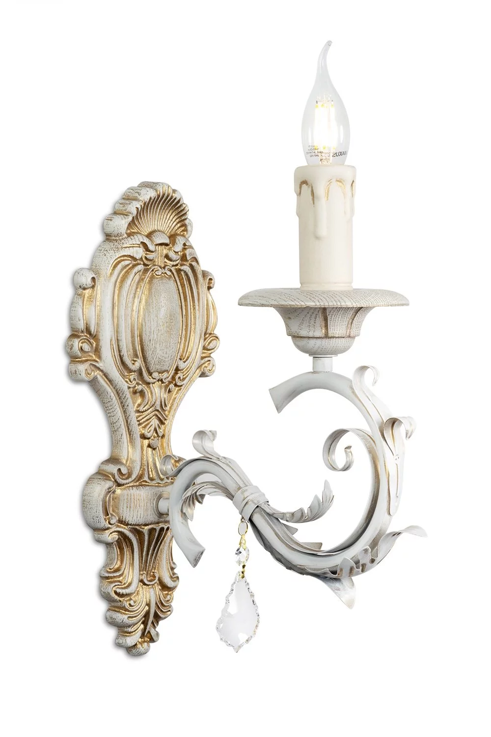   
                        
                        Бра NB LIGHT (Украина) 27078    
                         В стиле Классика.  
                        Тип источника света: светодиодная лампа, сменная.                                                 Цвета плафонов и подвесок: Бежевый.                         Материал: Металл.                          фото 1