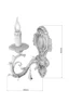   
                        
                        Бра NB LIGHT (Украина) 27078    
                         В стиле Классика.  
                        Тип источника света: светодиодная лампа, сменная.                                                 Цвета плафонов и подвесок: Бежевый.                         Материал: Металл.                          фото 3
