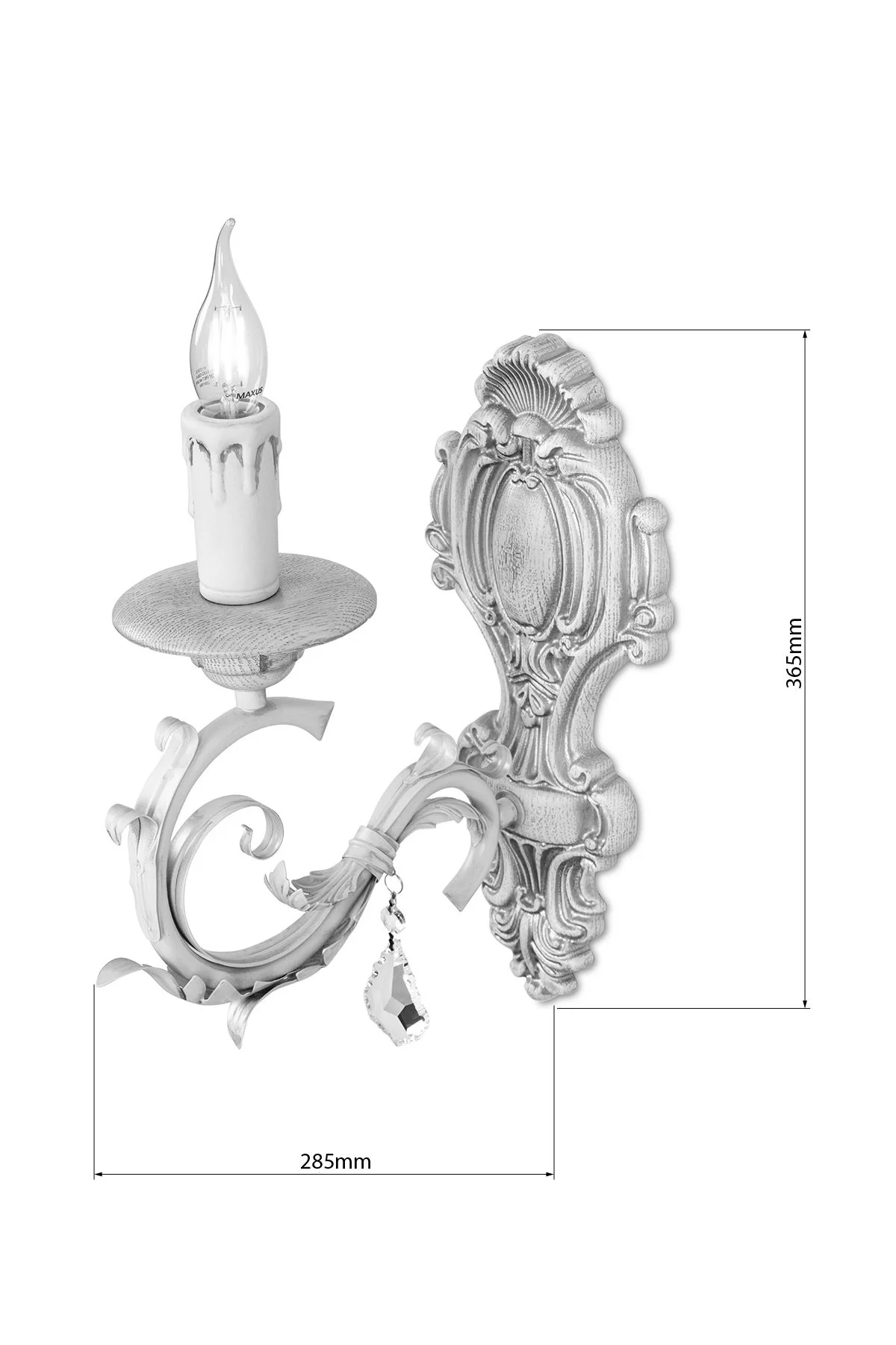   
                        
                        Бра NB LIGHT (Украина) 27078    
                         В стиле Классика.  
                        Тип источника света: светодиодная лампа, сменная.                                                 Цвета плафонов и подвесок: Бежевый.                         Материал: Металл.                          фото 3