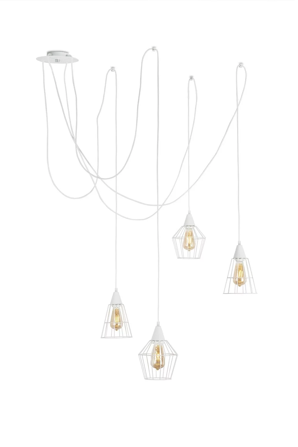   
                        
                        Люстра NB LIGHT (Украина) 27140    
                         В стиле Скандинавский.  
                        Тип источника света: светодиодная лампа, сменная.                         Форма: Паук.                         Цвета плафонов и подвесок: Белый.                         Материал: Металл.                          фото 1