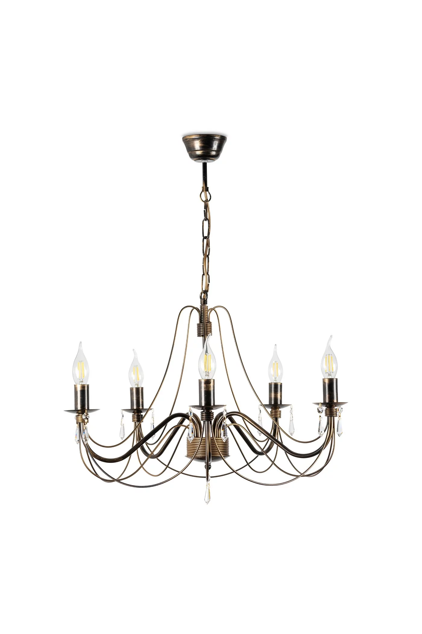   
                        
                        Люстра NB LIGHT (Украина) 27288    
                         В стиле Классика.  
                        Тип источника света: светодиодная лампа, сменная.                         Форма: Круг.                         Цвета плафонов и подвесок: Прозрачный.                         Материал: Хрусталь.                          фото 1