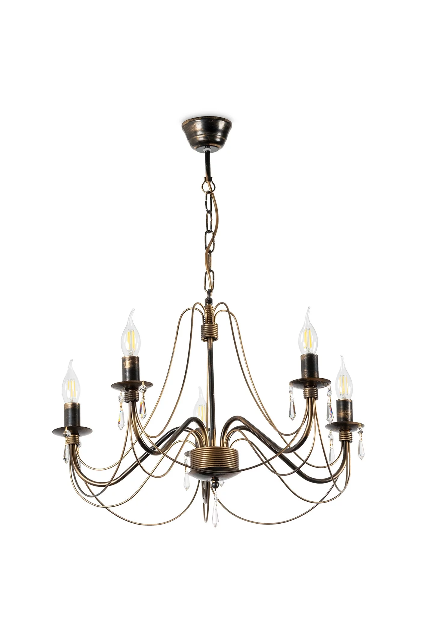   
                        
                        Люстра NB LIGHT (Украина) 27288    
                         В стиле Классика.  
                        Тип источника света: светодиодная лампа, сменная.                         Форма: Круг.                         Цвета плафонов и подвесок: Прозрачный.                         Материал: Хрусталь.                          фото 2