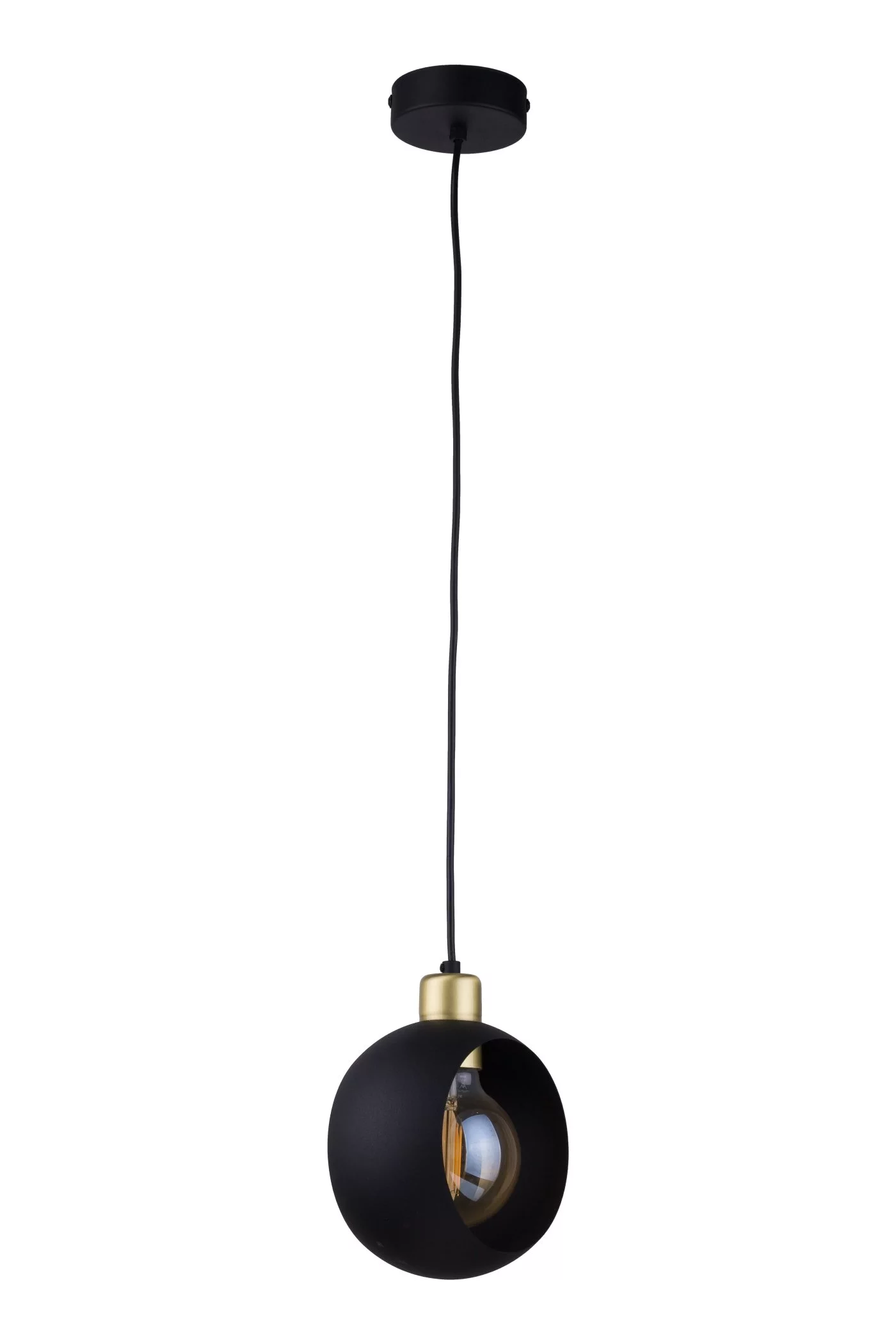   
                        
                        Люстра TK LIGHTING (Польша) 27528    
                         в стиле Лофт.  
                        Тип источника света: светодиодная лампа, сменная.                         Форма: Круг.                         Цвета плафонов и подвесок: Черный, Золото.                         Материал: Металл.                          фото 1