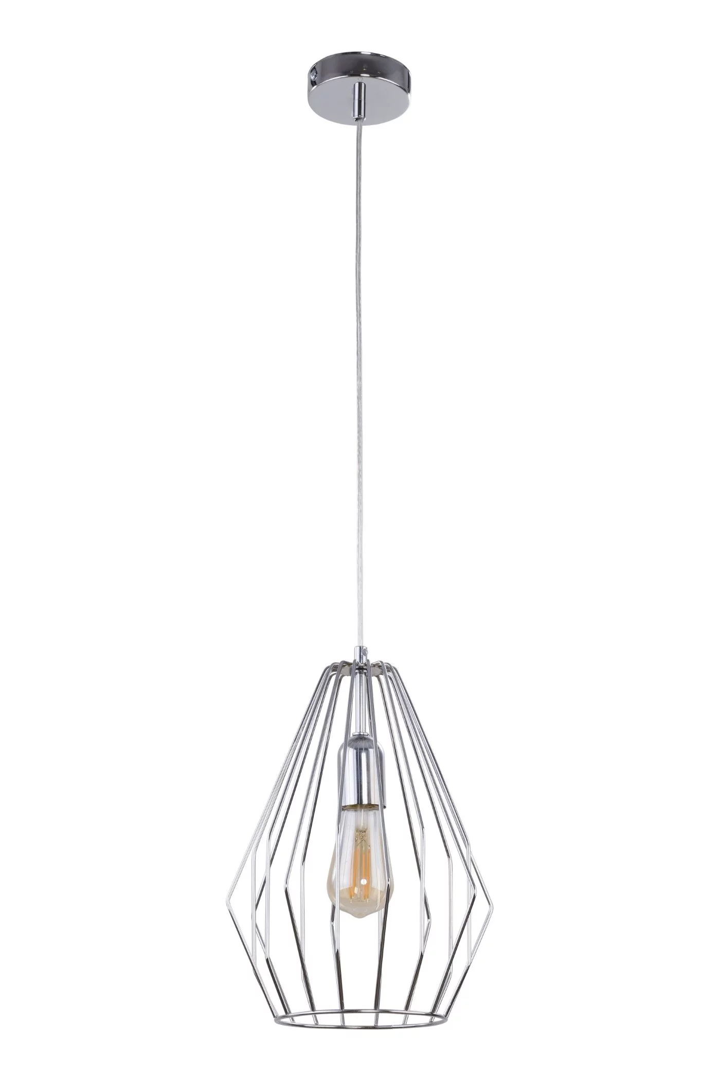   
                        
                        Люстра TK LIGHTING (Польща) 27559    
                         у стилі Модерн.  
                        Тип джерела світла: світлодіодна лампа, змінна.                         Форма: Коло.                         Кольори плафонів і підвісок: Нікель/Хром.                         Матеріал: Метал.                          фото 1