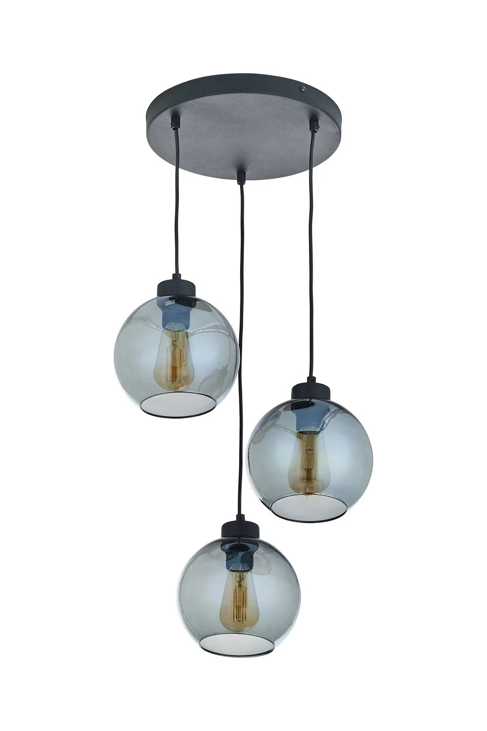   
                        
                        Люстра TK LIGHTING (Польша) 27562    
                         в стиле Модерн.  
                        Тип источника света: светодиодная лампа, сменная.                         Форма: Круг.                         Цвета плафонов и подвесок: Серый.                         Материал: Стекло.                          фото 1