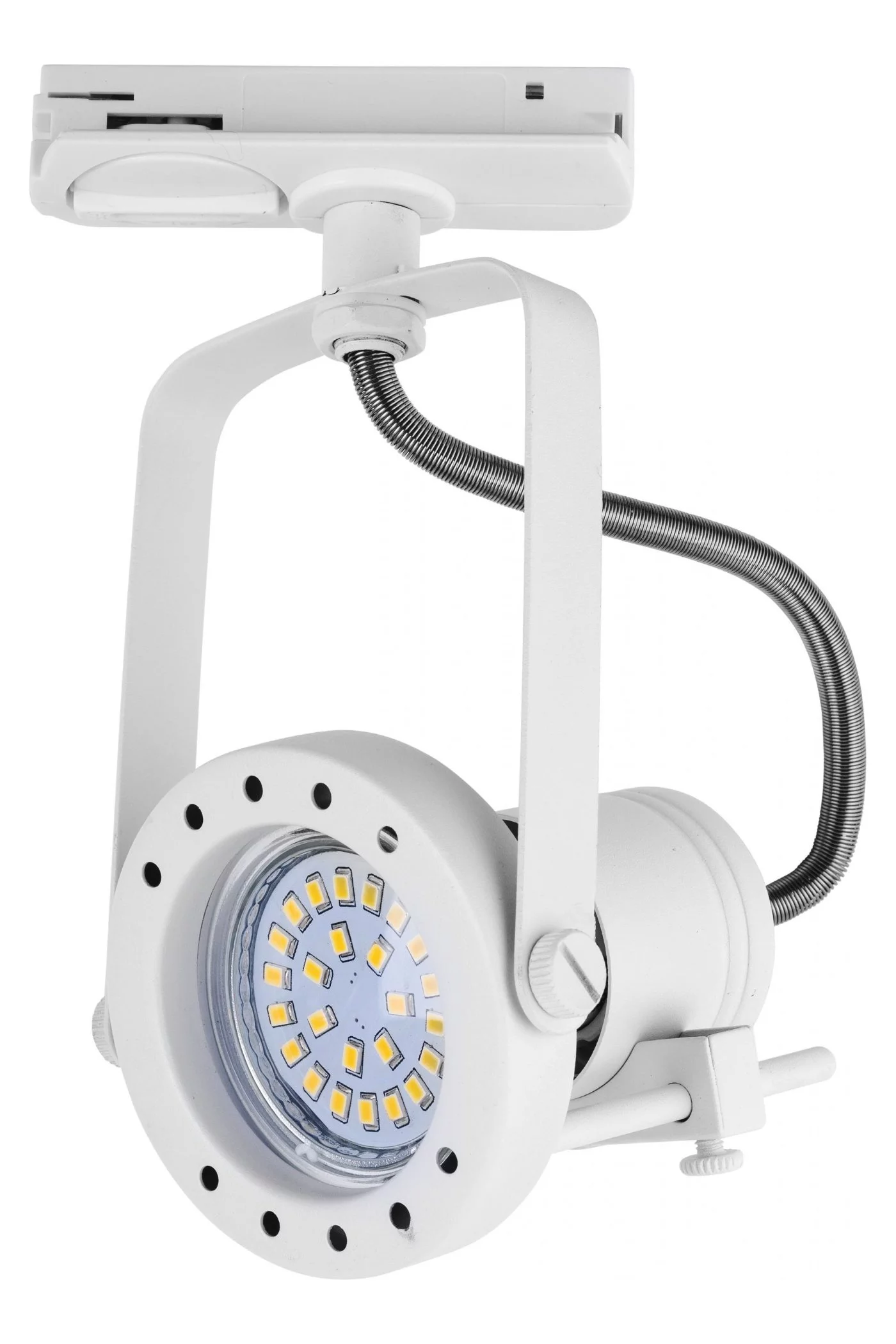   
                        
                        Трековий світильник TK LIGHTING (Польща) 27583    
                         У стилі Скандинавський.  
                        Тип джерела світла: світлодіодна лампа, змінна.                                                 Кольори плафонів і підвісок: Білий.                         Матеріал: Метал.                          фото 1