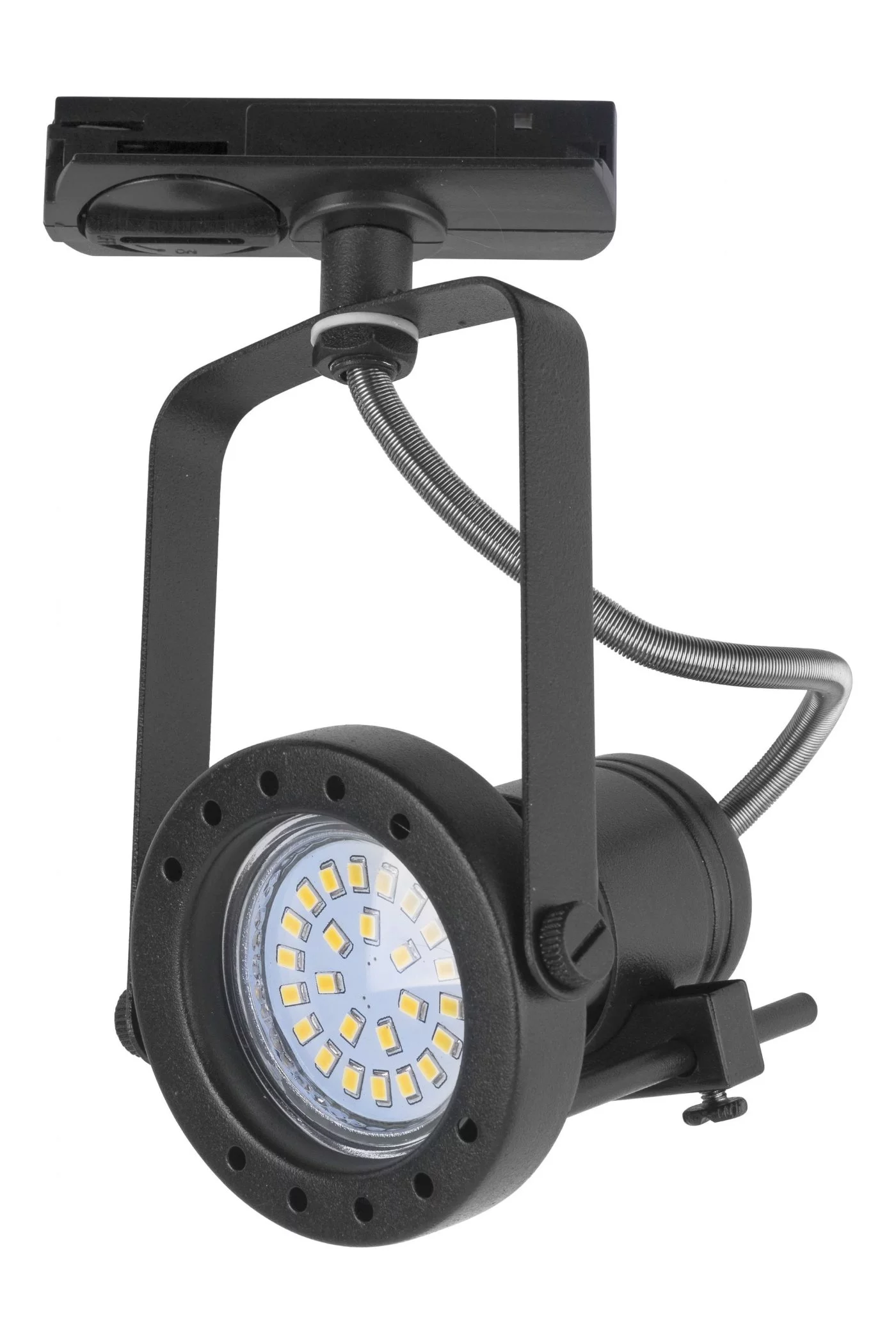   
                        
                        Трековий світильник TK LIGHTING (Польща) 27584    
                         У стилі Лофт.  
                        Тип джерела світла: світлодіодна лампа, змінна.                                                 Кольори плафонів і підвісок: Чорний.                         Матеріал: Метал.                          фото 1