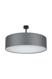   
                        
                        Люстра TK LIGHTING (Польша) 27662    
                         в стиле Модерн.  
                        Тип источника света: светодиодная лампа, сменная.                         Форма: Цилиндр, Круг.                         Цвета плафонов и подвесок: Серый, Белый.                         Материал: Ткань, Пластик.                          фото 1