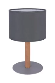   
                        
                        Настільна лампа TK LIGHTING (Польща) 27764    
                         у стилі Скандинавський.  
                        Тип джерела світла: світлодіодна лампа, змінна.                                                 Кольори плафонів і підвісок: Сірий.                         Матеріал: Тканина, Пластик.                          фото 1