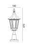   
                        Светильник уличный NORLYS  (Норвегия) 28258    
                         в стиле Модерн.  
                        Тип источника света: светодиодная лампа, сменная.                                                 Цвета плафонов и подвесок: Прозрачный.                         Материал: Стекло.                          фото 2