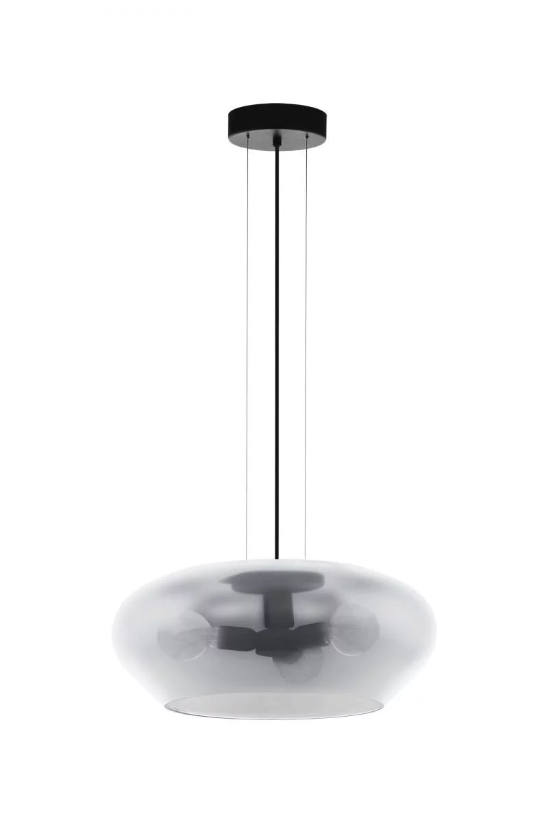   
                        Люстра EGLO (Австрія) 28510    
                         у стилі хай-тек.  
                        Тип джерела світла: cвітлодіодні led, енергозберігаючі, розжарювання.                         Форма: коло.                         Кольори плафонів і підвісок: чорний.                         Матеріал: скло.                          фото 1