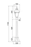   
                        Светильник уличный MAYTONI  (Германия) 28556    
                         в стиле Классика.  
                        Тип источника света: светодиодная лампа, сменная.                                                 Цвета плафонов и подвесок: Прозрачный, Бронза.                         Материал: Стекло, Металл.                          фото 2
