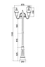   
                        Светильник уличный MAYTONI  (Германия) 28558    
                         в стиле Классика.  
                        Тип источника света: светодиодная лампа, сменная.                                                 Цвета плафонов и подвесок: Прозрачный, Бронза.                         Материал: Стекло, Металл.                          фото 2