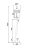   
                        
                        Светильник уличный MAYTONI (Германия) 28566    
                         в стиле Классика.  
                        Тип источника света: светодиодная лампа, сменная.                                                 Цвета плафонов и подвесок: Белый.                         Материал: Стекло.                          фото 2