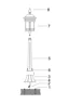  
                        
                        Світильник вуличний MAYTONI (Німеччина) 28566    
                         у стилі Класика.  
                        Тип джерела світла: світлодіодна лампа, змінна.                                                 Кольори плафонів і підвісок: Білий.                         Матеріал: Скло.                          фото 3