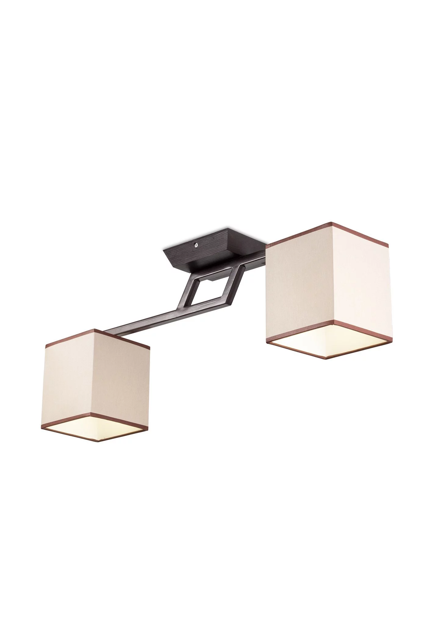   
                        
                        Люстра NB LIGHT (Україна) 28635    
                         У стилі Модерн.  
                        Тип джерела світла: світлодіодна лампа, змінна.                         Форма: Прямокутник.                         Кольори плафонів і підвісок: Коричневий, Бежевий.                         Матеріал: Тканина.                          фото 2